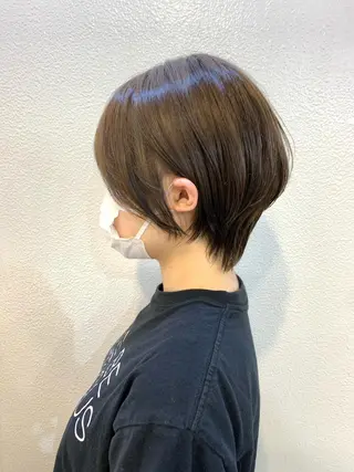 ショート カラー 髪質改善カラー☆ ヘアアレンジmiyuのヘアスタイル