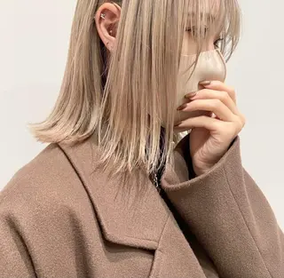 ミディアム カラー 🪽似合わせカラー RENA.🪽🩶のヘアスタイル