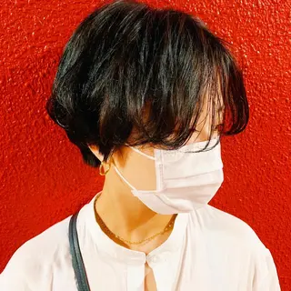 ショート カラー CODE.LINE所属・中川 竜誠のヘアスタイル