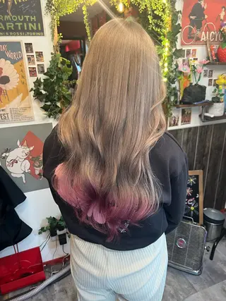 ロング カラー カラーパティシエ facce🌼ikoのヘアスタイル