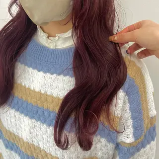 ロング カラー ダブルカラー 🌙ｃｈｉｎａｒｉのヘアスタイル