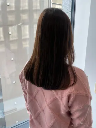 セミロング 💛FERIAあべの 永川さやか💛のヘアスタイル