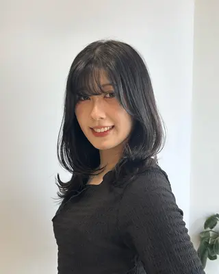 ロング カラー 透明感カラー/ くびれヘア/ユウユのヘアスタイル