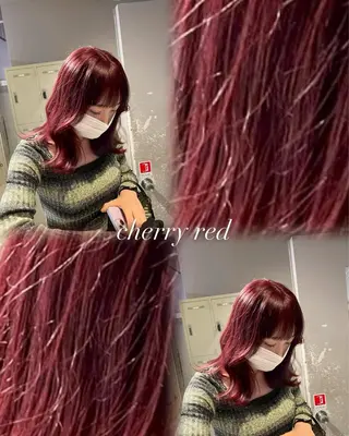 ロング カラー ヘアアレンジ 🫧暗染艶カラー🫧 yosuke横浜のヘアスタイル