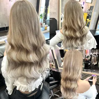 ロング カラー 紺野 愛美のヘアスタイル