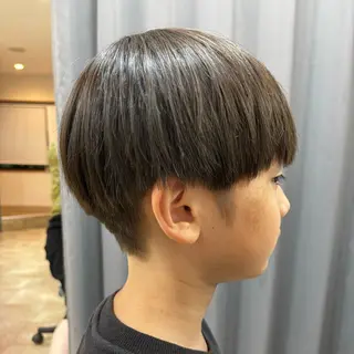 ミディアム メンズ キッズ 竹内 滉太のヘアスタイル