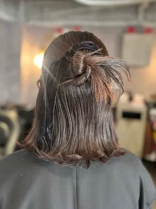 ヘアアレンジ 💘Kurea💘 艶髪/韓国/暗髪のヘアスタイル