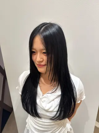 ロング カラー echelle 🐈‍⬛瑠菜のヘアスタイル