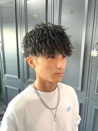 ショート パーマ 甲斐 匠悟のヘアスタイル