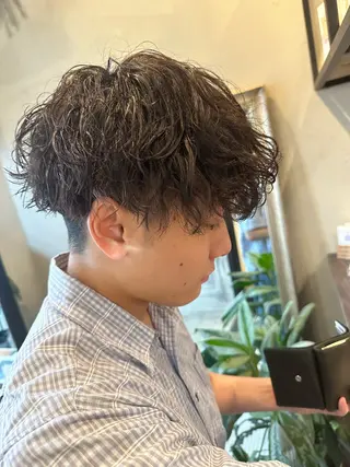 パーマ メンズ パーマ 大須美容師 ぱるのヘアスタイル