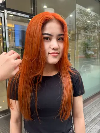 セミロング カラー Seeknext // Rukaのヘアスタイル