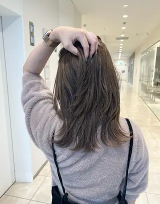 ミディアム カラー 💎K-two名古屋 安田ちづる💎のヘアスタイル