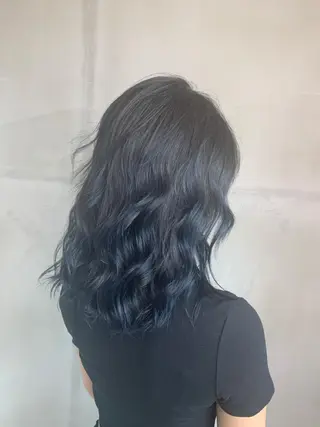 ミディアム 河野 圭三のヘアスタイル