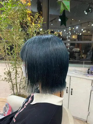 ミディアム カラー 💛ハイトーン💛 りむのヘアスタイル