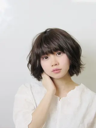 ショート ブルーム yukiのヘアスタイル