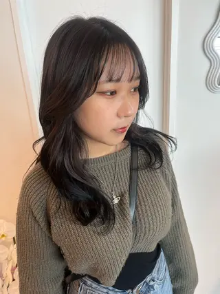 ロング カラー レイヤーカット/韓国 ヘア/ honokaのヘアスタイル