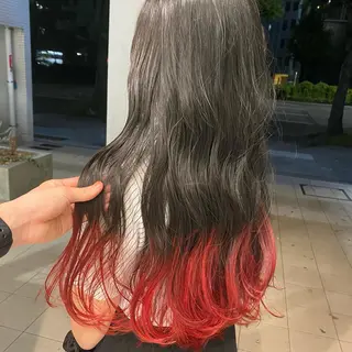 ロング カラー DEAN所属・KEIGO/パーマ ハイトーン/DEANのヘアスタイル