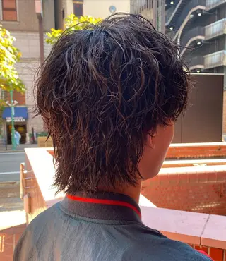 パーマ メンズ 年間2000名担当◎ パーマ職人/仲原佑樹のヘアスタイル