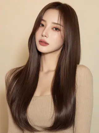 ロング 縮毛・髪質改善🩰 mai🐰ྀི🤍のヘアスタイル