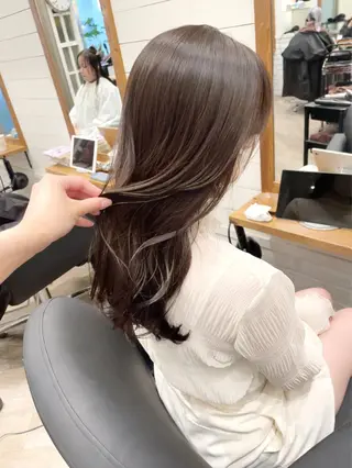 ロング Hair Salon BOTTOMS所属・✨透明感ケアカラー✨ 長野ゆきなのヘアスタイル