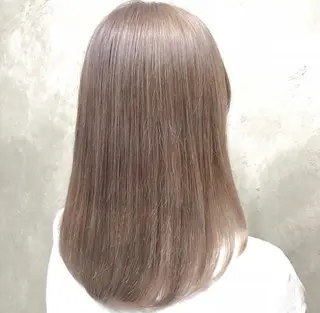 セミロング カラー パーマ ヘアアレンジ メンズ 艶ピンク*ヘアセット 🌙shioriのヘアスタイル