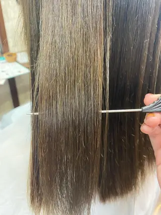 セミロング Un Fleur所属・立野 希沙のヘアスタイル