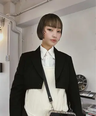 カラー オト/レイヤー/ Wカラーのヘアスタイル