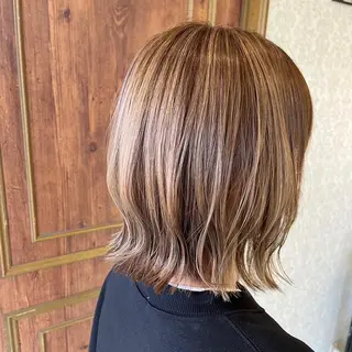 ミディアム BALANCE vivi所属・✂️ママ美容師✂️ カワノのヘアスタイル