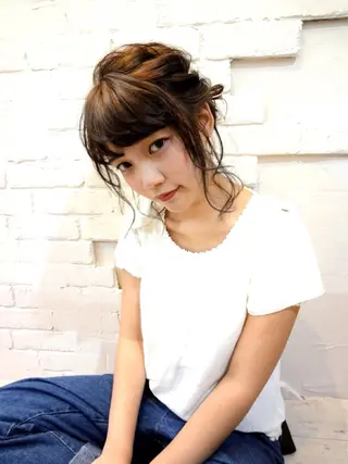 ミディアム まつパ・ヘアセット ♡Chinami♡のマツエク・マツパデザイン