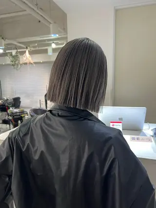 ショート カラー ヘアアレンジ ボブ美容師 /馬場 翼のヘアスタイル