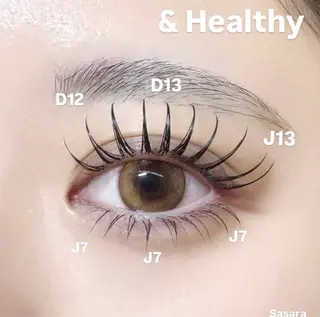 マツエク・マツパ 🍒束間まつ毛ෆ sasara🍒のマツエク・マツパデザイン