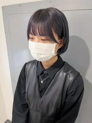 ショート カラー ヘアアレンジ 🤍清楚系 韓国レイヤー🤍拓朗のヘアスタイル