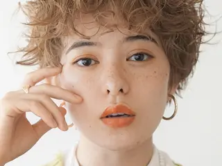 カラー ショート パーマ×ウルフカット koya☆のヘアスタイル