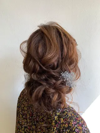 ヘアアレンジ HAIR MAKE Riza所属・谷口 弥生のヘアスタイル