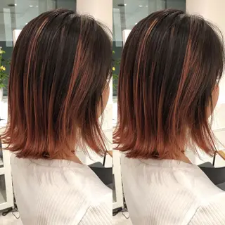 ショート カラー JILBLAN京都 ショート/ハイライトのヘアスタイル