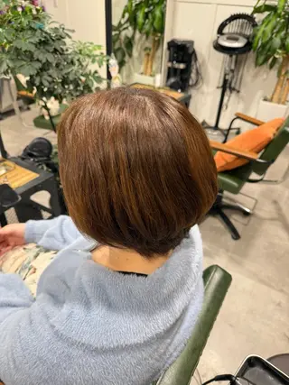 ショート オリーブ🫒レイヤー /平尾/りの‎🤍のヘアスタイル