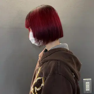 ショート カラー ブロンド／ブリーチ 【SITY.】のヘアスタイル