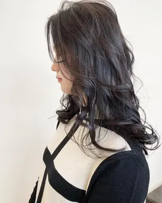 ミディアム カラー 髪質改善サロン 心斎橋ARCHEのヘアスタイル