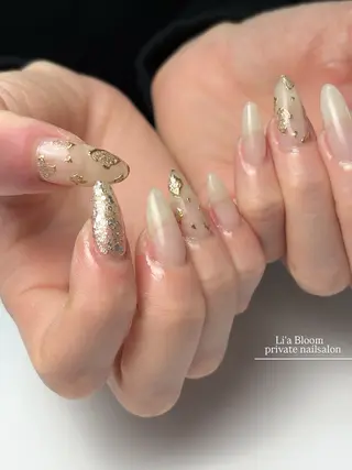 ネイル Li'a Bloom所属・🦋🤍 madoka🤍のネイルデザイン