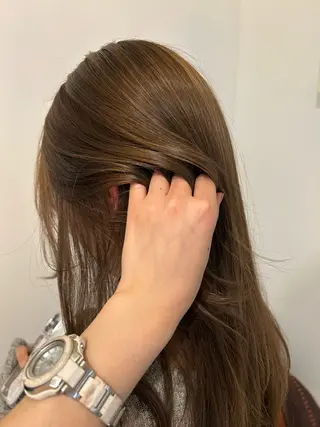 ロング カラー ヘアアレンジ 🎀suzuna 透明感colorのヘアスタイル
