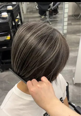ショート REDEAL所属・REDEAL/あんな 白髪ぼかし/大宮のヘアスタイル