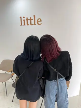 カラー Nanami little 渋谷のヘアスタイル
