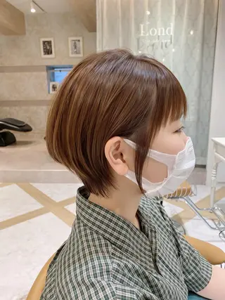 ショート カラー lond strada所属・🌟モテ髪ショート 🌟店長 津賀涼のヘアスタイル