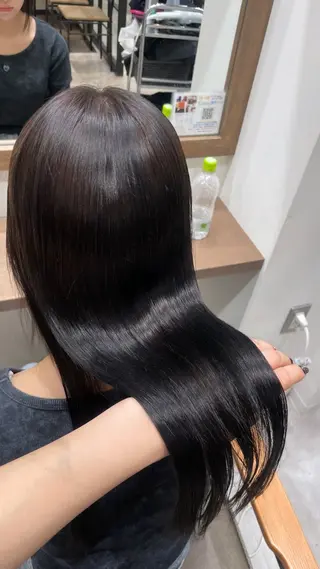 ロング カラー ルナ💎ブリーチ 推しカラー💎名駅のヘアスタイル