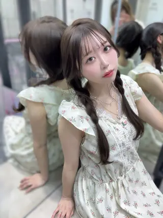 ロング カラー ヘアアレンジ the path sora♡のヘアスタイル