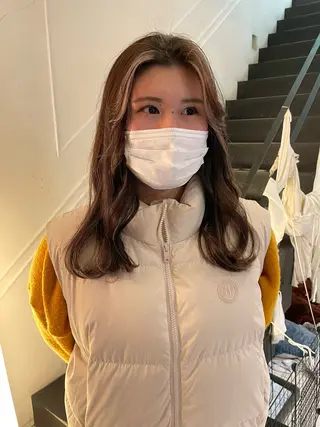 ロング カラー nishiura nanasaのヘアスタイル