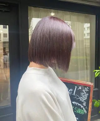 ミディアム ブリーチなしダブルカ ラー🩶manamiのヘアスタイル