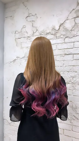 ロング 派手髪支持率No1 Eisukeのヘアスタイル