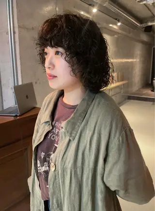 パーマ 小野 龍樹のヘアスタイル