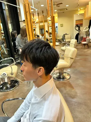 ショート パーマ メンズ Lit.自由が丘(SENJYU自由が丘)所属・【髪質改善/美髪】 ⭐️川嶋 陸央⭐️のヘアスタイル